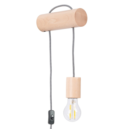 Sollux Lighting Kinkiet NIMBI E27 z włącznikiem SL.1644