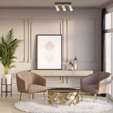 Milagro Oprawa Ricky Spot Złoty 3xGU10 ML0692 ZŁOTY