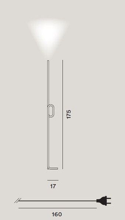 Lampa podłogowa Foscarini 294003D-53 Tobia