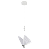 Light Prestige Lampa wisząca Mariposa 1 srebrna LED CCT LP-1715/1P CH