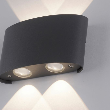 Kinkiet Paul Neuhaus CARLO 9487-13 grafitowy