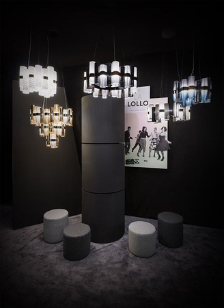 Lampa wisząca Slamp LAL87SOS00W0GR000 La Lollo Medium Gradient