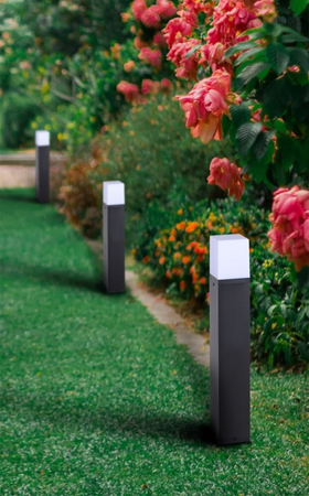 Lampa zewnętrzna GENEVA Kaja K-8141 biały/czarny