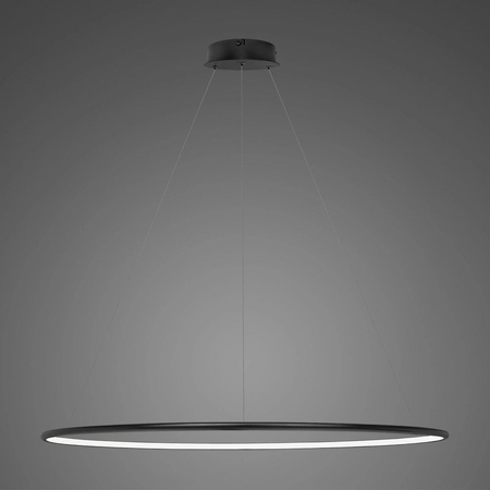 Lampa wisząca Ledowe Okręgi No.1 120cm 3k czarna