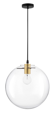 Lampa wisząca Luces Exclusivas UPATA LE41813 czarny/złoty