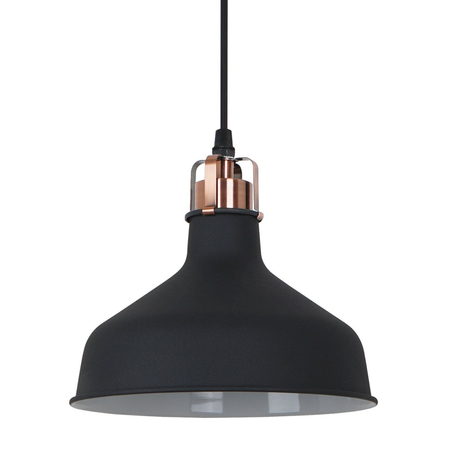 Lampa wisząca Italux Hooper MD-HN8049M-B+RC Czarny, czerwony miedziany