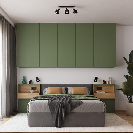 Sollux Lighting Kinkiet ELBA czarny SL.1316