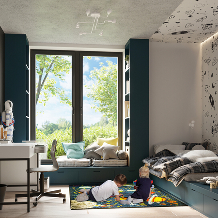 Sollux Lighting Żyrandol VECTOR 4 biały SL.1442