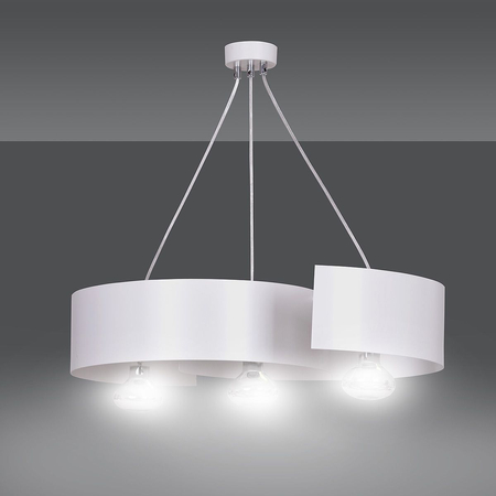Lampa wisząca VIXON 3 WHITE Emibig 306/3 biały