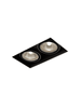 Oprawa podtynkowa AQform 37012-0000-U8-PH-12 SQUARES 50x2 trimless 230V Czarny struktura