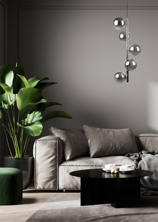 Lampa wisząca Zuma Line Luna 5661 przydymiony