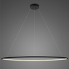 Lampa wisząca Ledowe Okręgi No.1 200cm 3k czarna