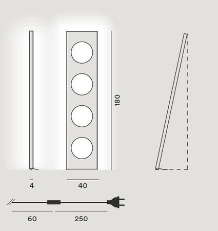 Lampa podłogowa Foscarini 280003-73 Dolmen
