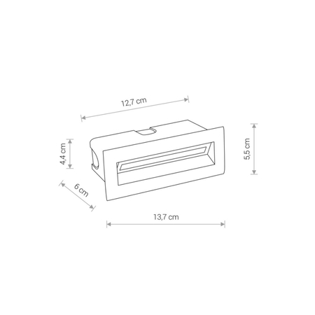 Lampa ścienna zewnętrzna Nowodvorski 8165 Bay LED M