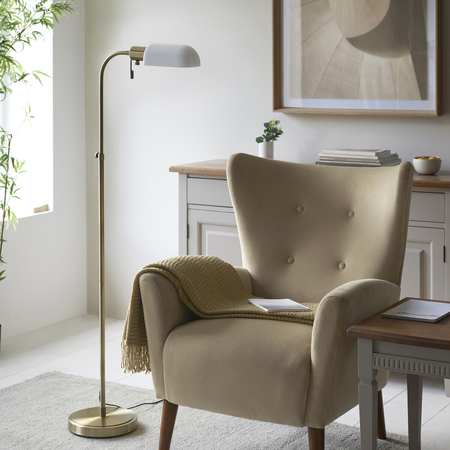 Endon Lighting Lampa podłogowa 114204 mosiądz