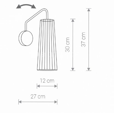 Kinkiet Nowodvorski Lighting 9266 Dover Black I