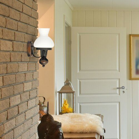 Kinkiet Rabalux Petronel 7077 czarny matowy