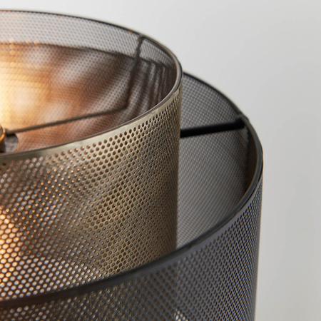 Lampa wisząca Endon Lighting Plexus 72829 czarny/mosiądz