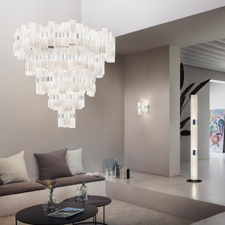 Lampa wisząca Slamp LA LOLLONA 4 - WHITE LALS4XLWHT06T00NMTEU biały