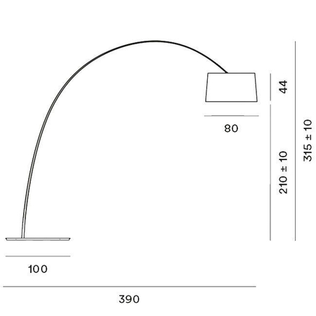 Lampa podłogowa Foscarini 275013-25 Twice as Twiggy