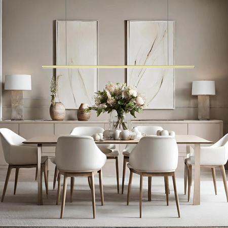 Lampa wisząca Linea No.1B 120cm 4k złota