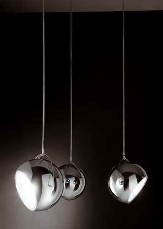 Lampa wisząca Fabbian D57A0515 Beluga Steel D57 Ø9cm Cromoto