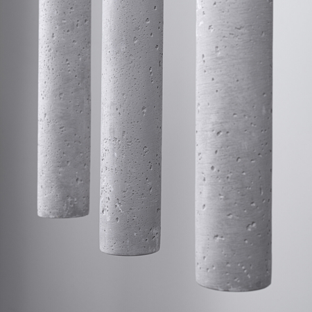 Sollux Lighting Lampa wisząca PASTELO 3L beton SL.1272