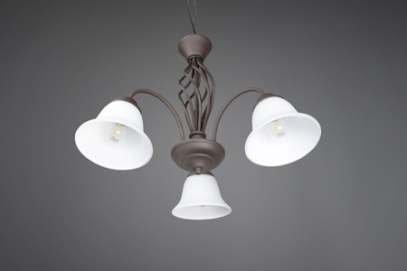 Lampa wisząca Trio 101000324 biały/miedziany