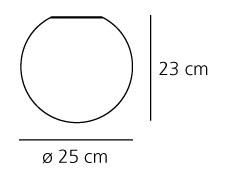 Kinkiet Artemide 0112010A Dioscuri 25