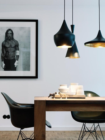 Lampa wisząca Lumina Deco LDP 7712-3 (BK) Foggi W3