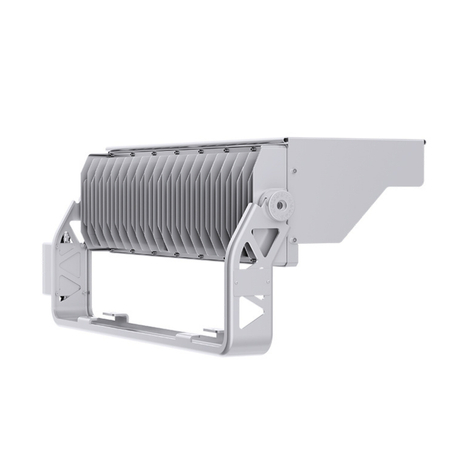 Wysokomasztowa lampa LED Greenie Mastray P50 500W 170lm/W do precyzyjnego oświetlenia dużych powierzchni 5000K