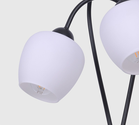 Lampa podłogowa BELLA Kaja K-5188 biały/czarny