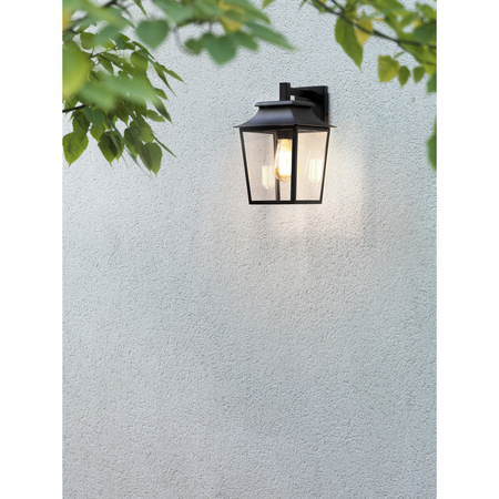 Kinkiet zewnętrzny Astro Richmond Wall Lantern 200 1340004 Czarny z Teksturą