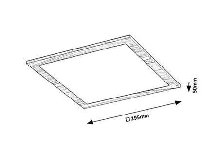 Lampa sufitowa Rabalux Almond 6907 buk