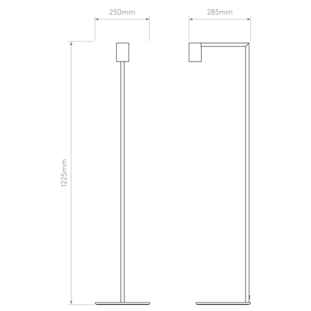 Lampa podłogowa Astro Ascoli Floor 1286157 Matowy Biały
