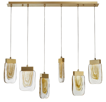 Lampa wisząca Luces Exclusivas ARAGUA LE41860 złoty