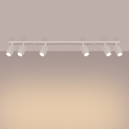 Sollux Lighting Plafon KARBON 6L beżowy SL.1604