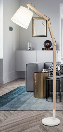 Lampa podłogowa Rabalux Thomas 4192 biały