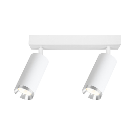 Milagro Oprawa Mica Spot Biały + Chrom 2xGU10 ML2097 BIAŁY
