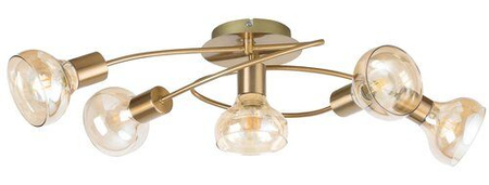 Lampa sufitowa Rabalux Holly 5552 złoto antyczne