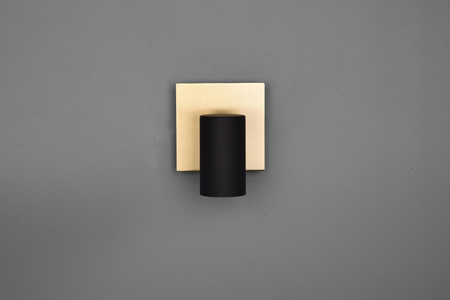 Kinkiet Trio 802400180 czarny/złoty