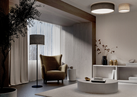 Lampa podłogowa Nowodvorski LAGO 11676 Szary