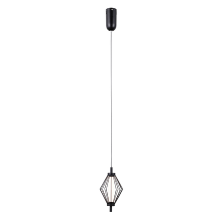 Lampa wisząca Italux Sevil PND-34403-1-BK Czarny mat, chrom