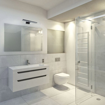 Milagro Kinkiet SHINE BLACK 30cm 7W LED ML4377 CZARNY