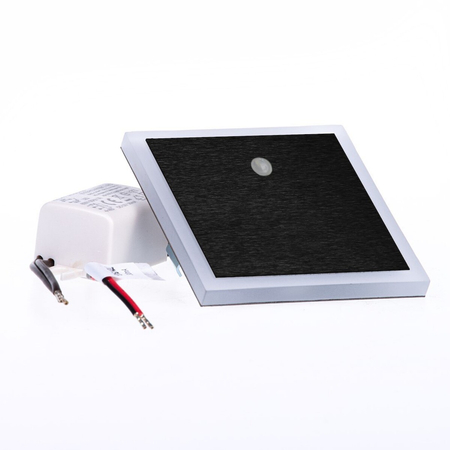 Eko-Light Oprawa schodowa EVO BLACK Barwa Neutralna 4000K 12V z czujnikiem ruchu EKS6899 CZARNY / BIAŁY