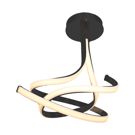 Lampa sufitowa VISO Zuma Line MX9932-2-3BD czarny