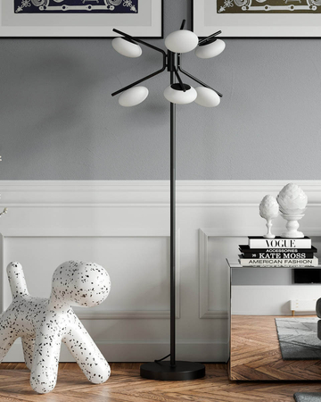 Lampa podłogowa By Rydens Imperia 4100880-4002 czarny matowy