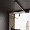Sollux Lighting Żyrandol PICCOLO 5 czarny SL.0855