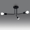 Sollux Lighting Żyrandol NORAH 3 czarny SL.1450