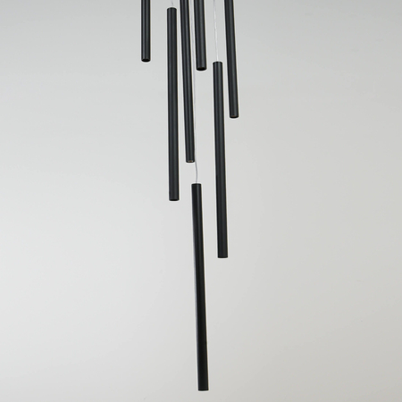 Lampa wisząca Lungo 7xG9 czarna LP-894/7P BK